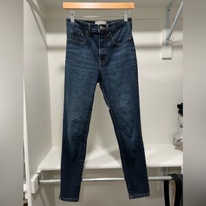 Everlane Jeans - The High Rise Skinny Jean - Dark Denim